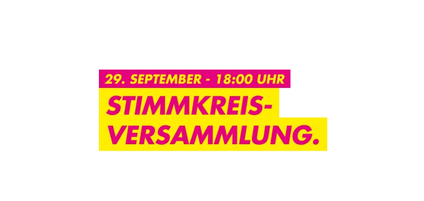 Stimmkreisversammlung